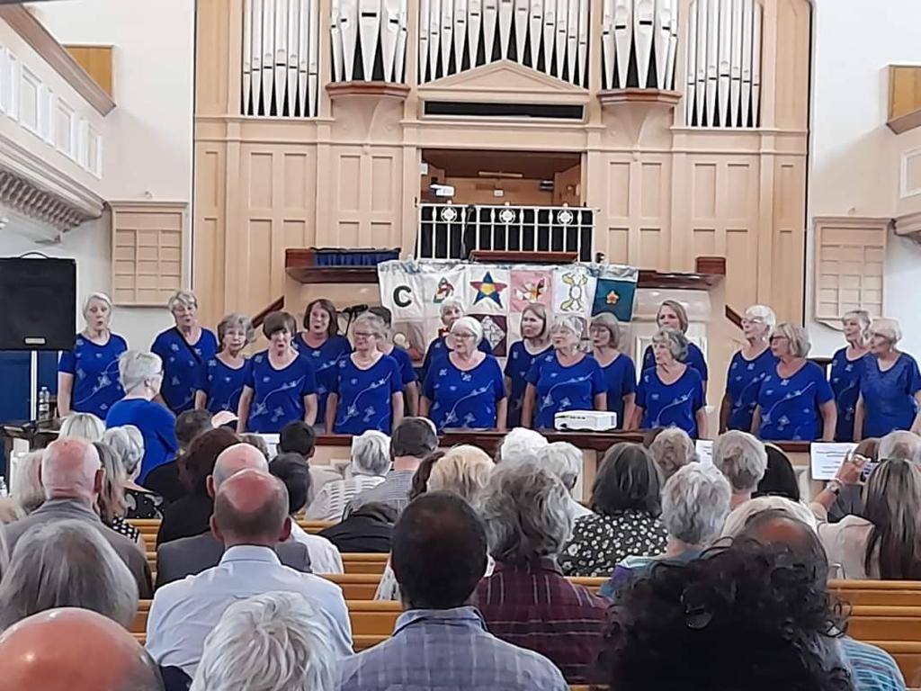 Mountain Harmony sings at diversity event